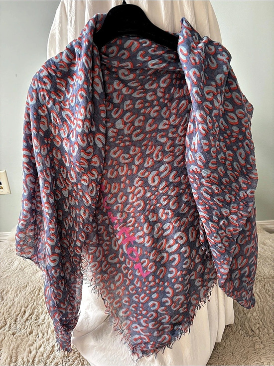 Louis Vuitton Accessories - Louis Vuitton x Stephen Sprouse Leopard Stole, Navy and Red